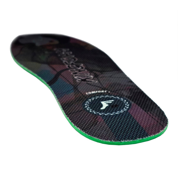 KINGFOAM FLAT INSOLES CUTTING TYPE BLACK CAMO/WHITE 3mm スケートボード スケボー インソール ソール