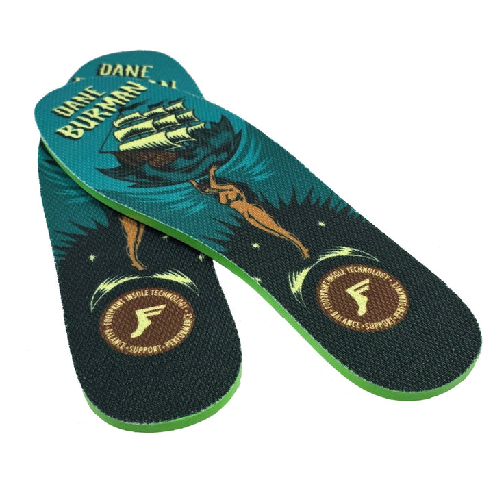 KINGFOAM FLAT INSOLES CUTTING TYPE DANE BURMAN ALTAS 7mm スケートボード スケボー インソール 中敷き