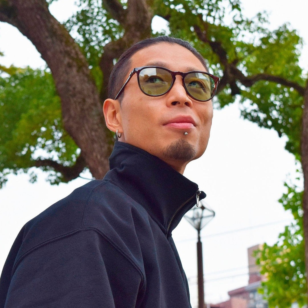 FENTON Tortoise Gloss x Opal Green Polarized 偏光レンズ vidg00529