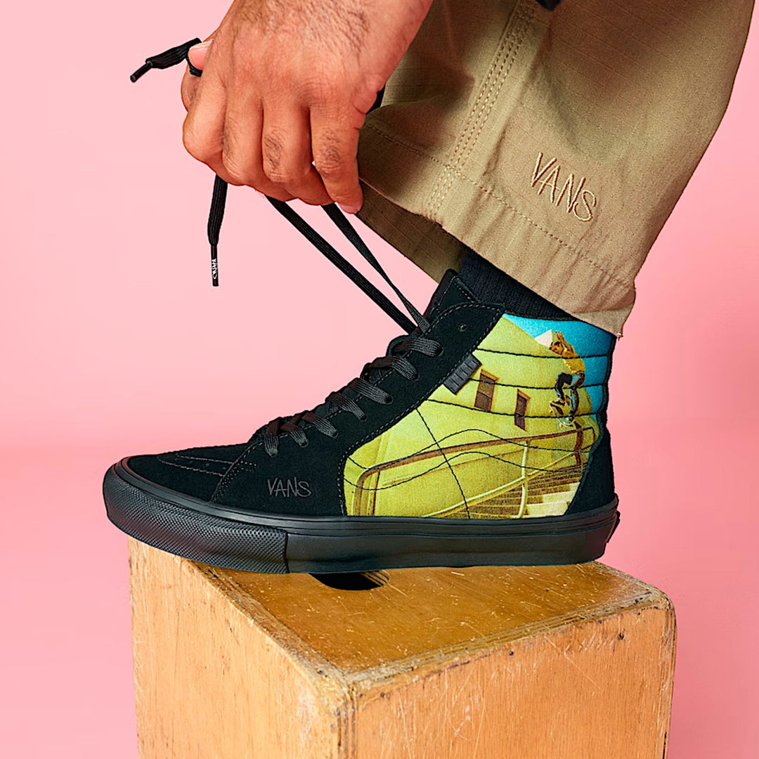 VANS SKATE SK8 HI Atiba (スケートハイ) BLACK/MULTI