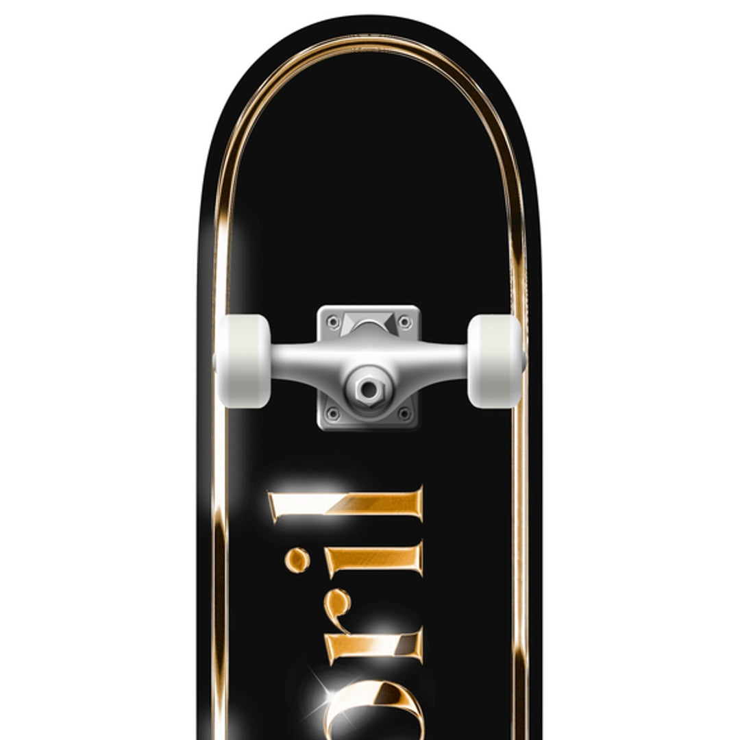 TEAM OG LOGO GOLDEN BLACK 7.0 キッズ コンプリートスケートボード スケボー コンプリート 完成組立品 セット