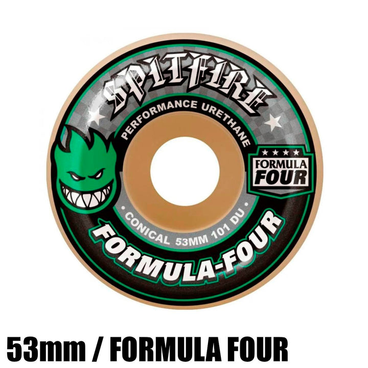 F4 101 DURO CONICAL GREEN PRINT 53mm