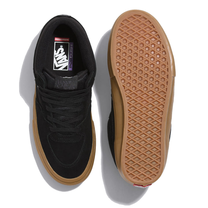 VANS SKATE HALF CAB (ハーフキャブ) BLACK/GUM スケートボード スケボー シューズ スケシュー スニーカー 靴 メンズ