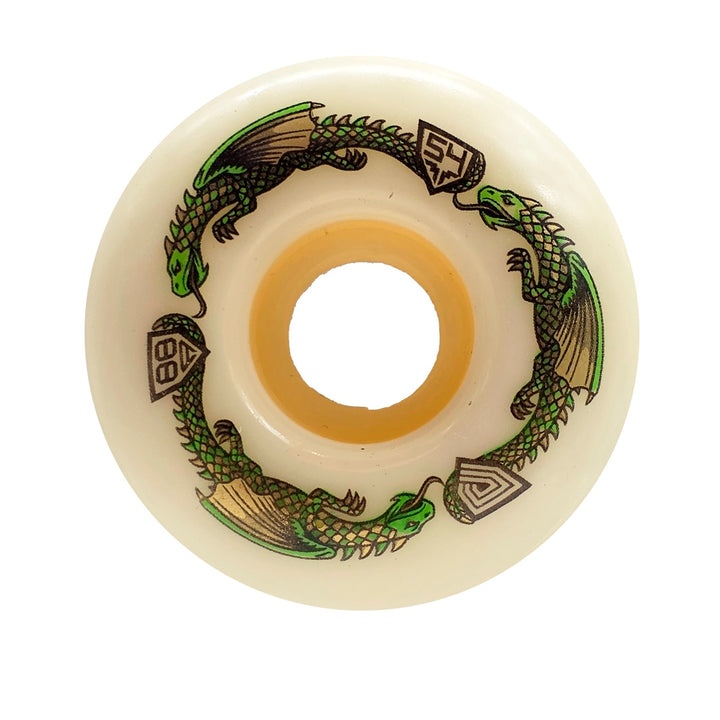 POWELL DRAGON FORMULA GREEN 54mm×34mm 88A スケートボード スケボー ウィール