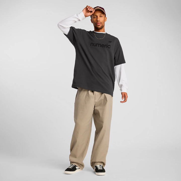 NUMERIC ショートスリーブTEE FADED BLACK スケートボード スケボー メンズトップス Tシャツ 半袖