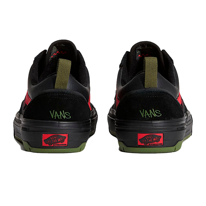 VANS SKATE OLD SKOOL WAFFLECUP Atiba スケート オールドスクール ワッフルカップ BLACK/GREEN