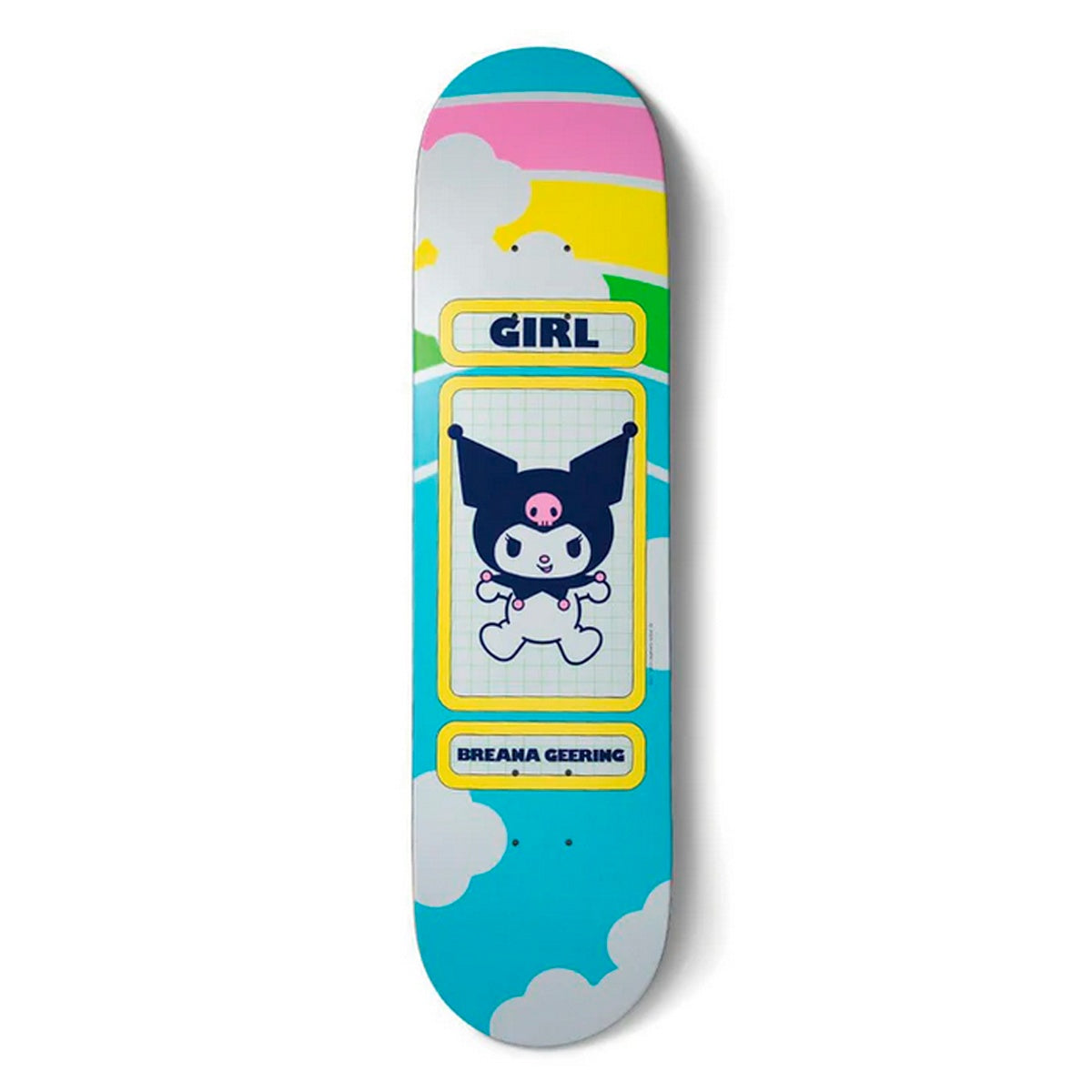 スケートボード GIRL HELLO KITTY&FRIENDS RAINBOW DECK HELLO KITTY & FRIENDS RAINBOW DECK BREANA GEERING 8.0 シークレット