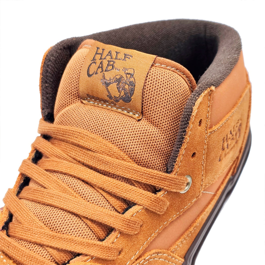 VANS SKATE HALF CAB (ハーフキャブ) GOLDEN-BROWN/GUM スケートボード スケボー シューズ スケシュー スニーカー 靴 メンズ