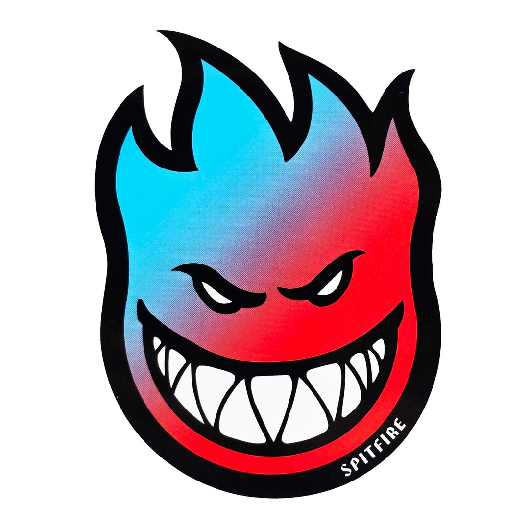 BIGHEAD FADE MIDIUM BLACK/BLUE/RED スケートボード スケボー ステッカー シール