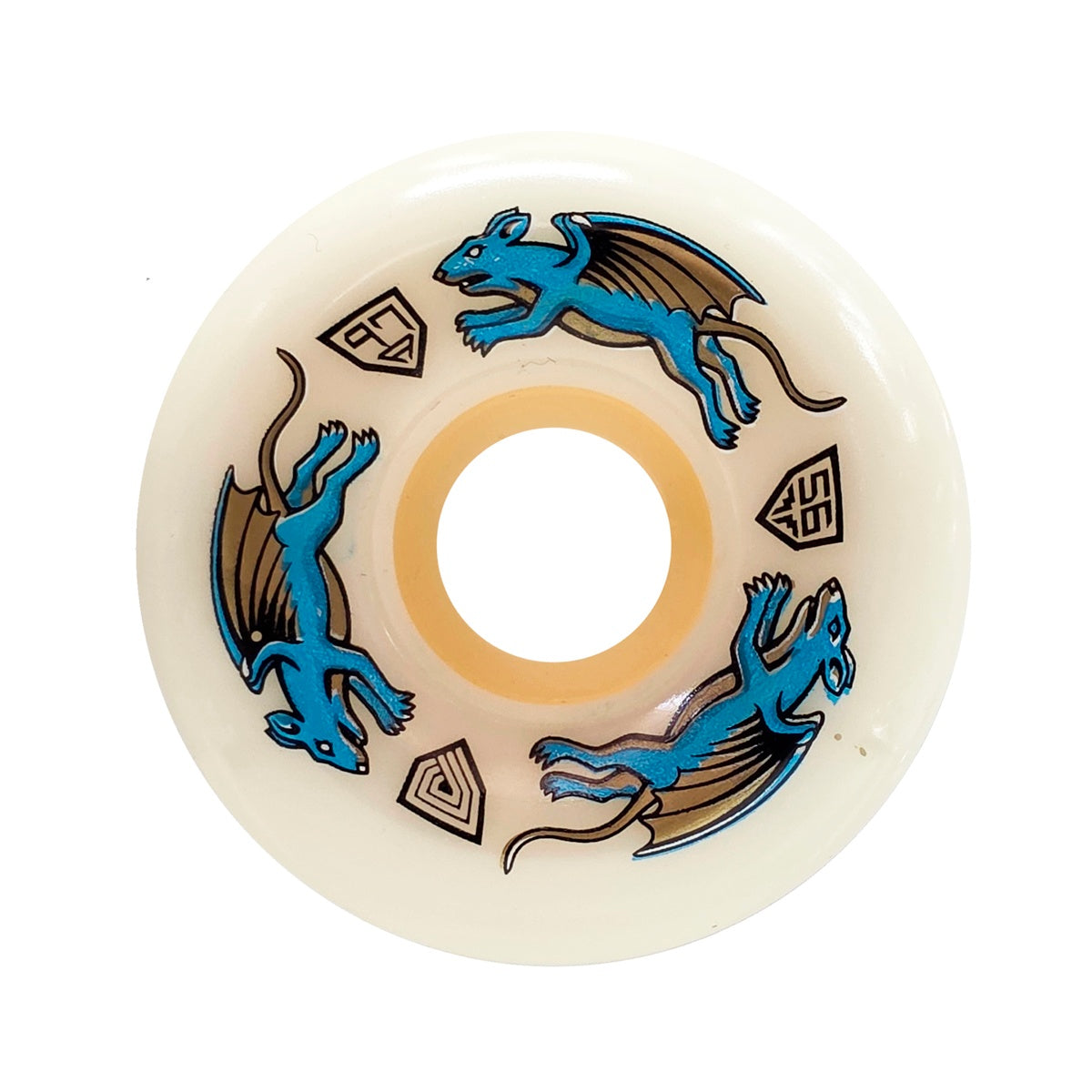 POWELL PERALTA DRAGON FORMULA BLUE NANO RAT 56x39MM 97A スケート
