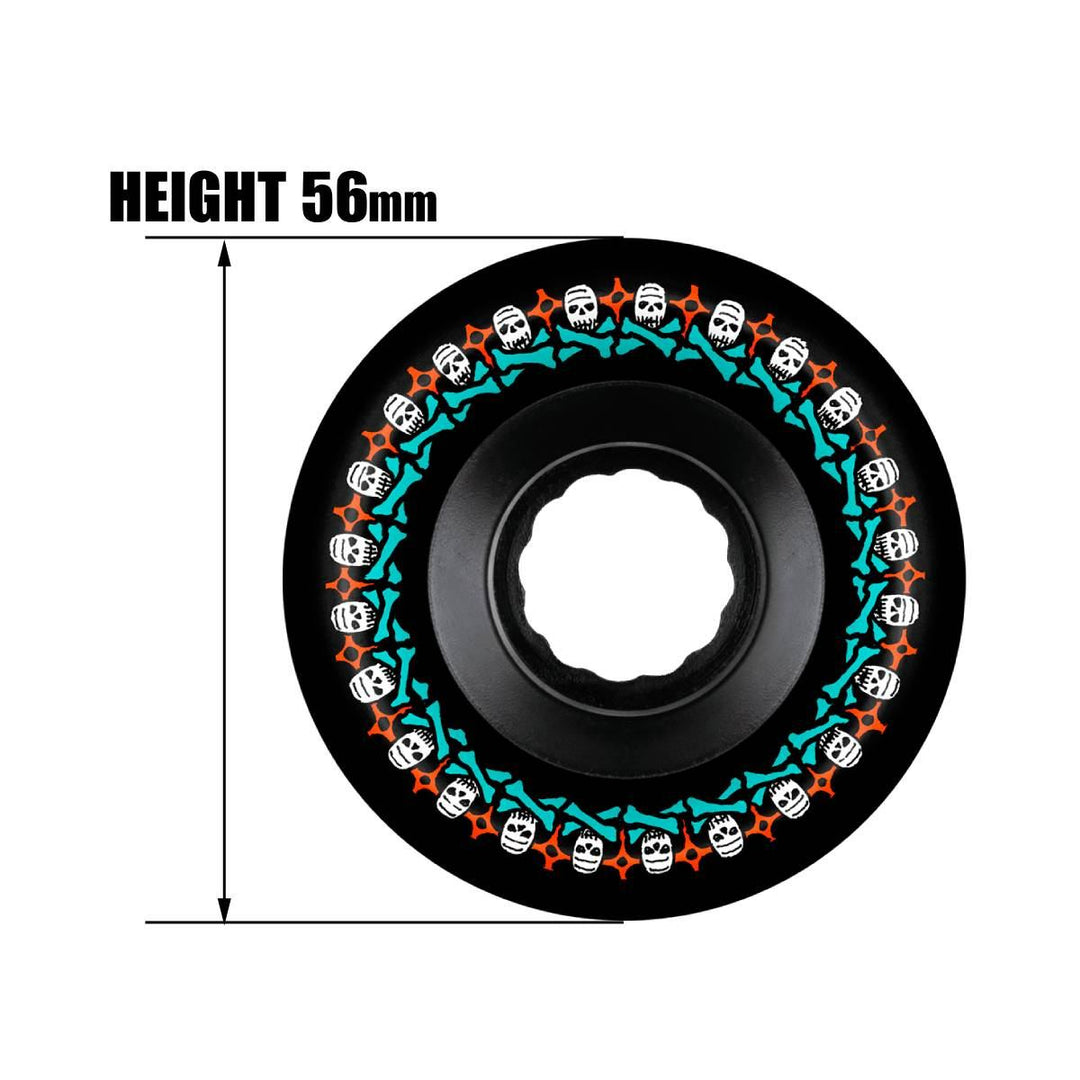 ATF ALL TERRAIN FORMURA ROUGH RIDERS BLACK 56mm 80A スケートボード スケボー ウィール