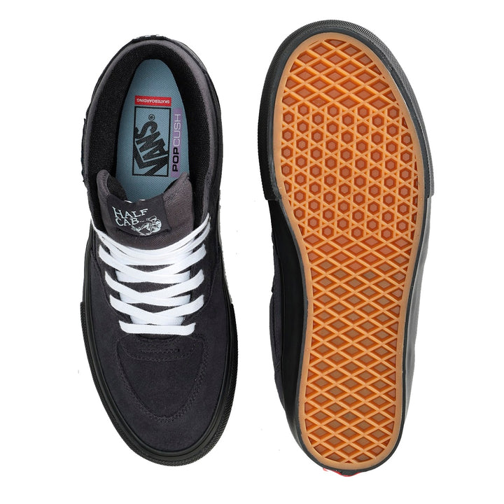 VANS SKATE HALF CAB ハーフキャブ CHARCOAL GREY/BLACK スケートボード スケボー シューズ スケシュー スニーカー 靴 メンズ