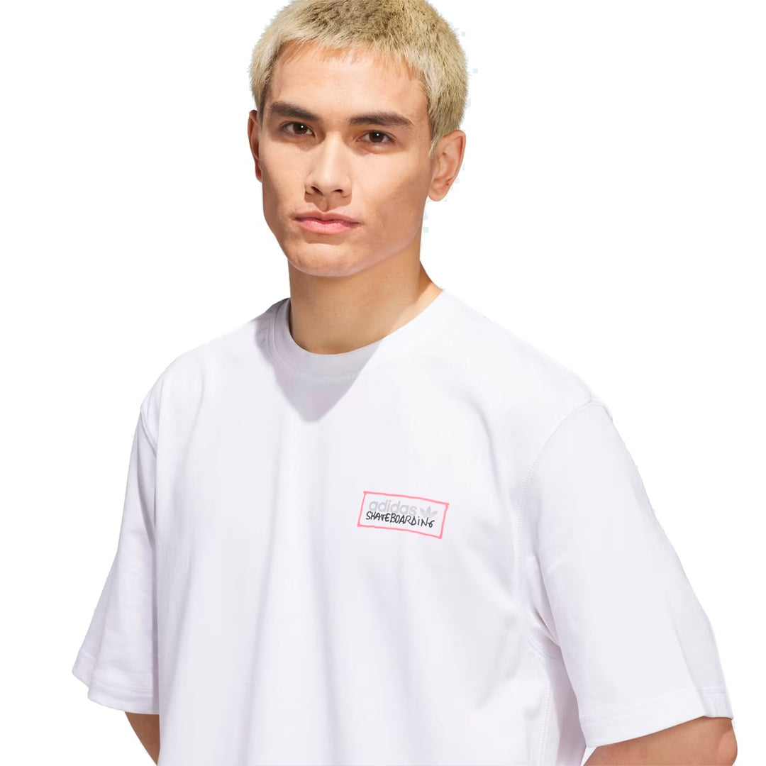 GONZ MODERNIST Tシャツ KQ6272 WHITE スケートボード スケボー メンズトップス Tシャツ 半袖