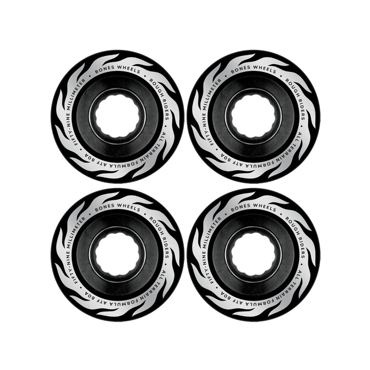 ATF ROUGH RIDERS RUNNERS ETERAL FLAME BLACK 56mm 80A (ソフトウィール) スケートボード スケボー ウィール