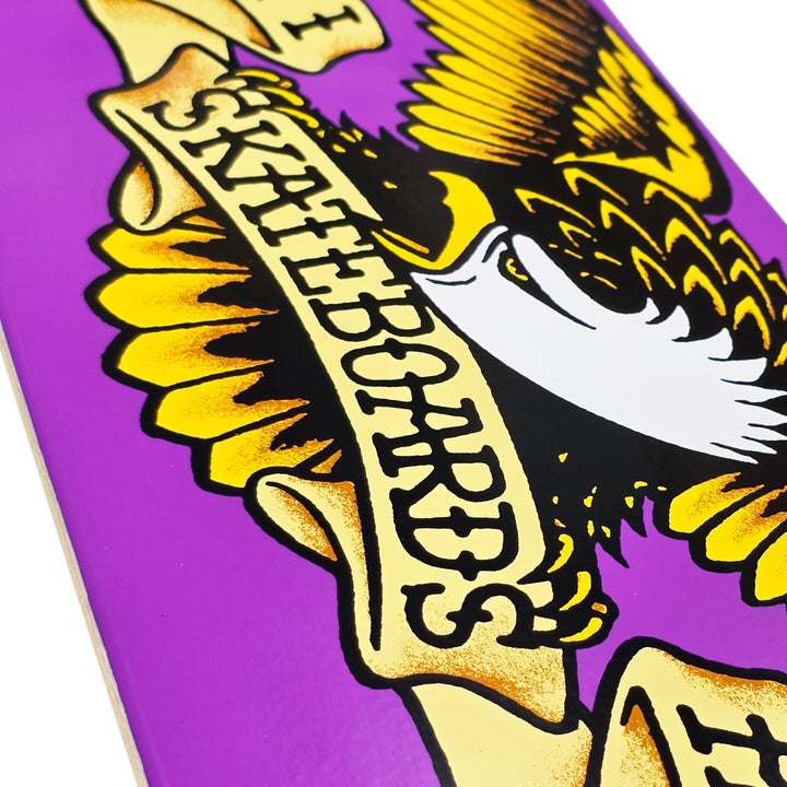 CLASSICS EAGLE PURPLE 7.3キッズサイズ スケートボード スケボー コンプリート 完成組立品 セット