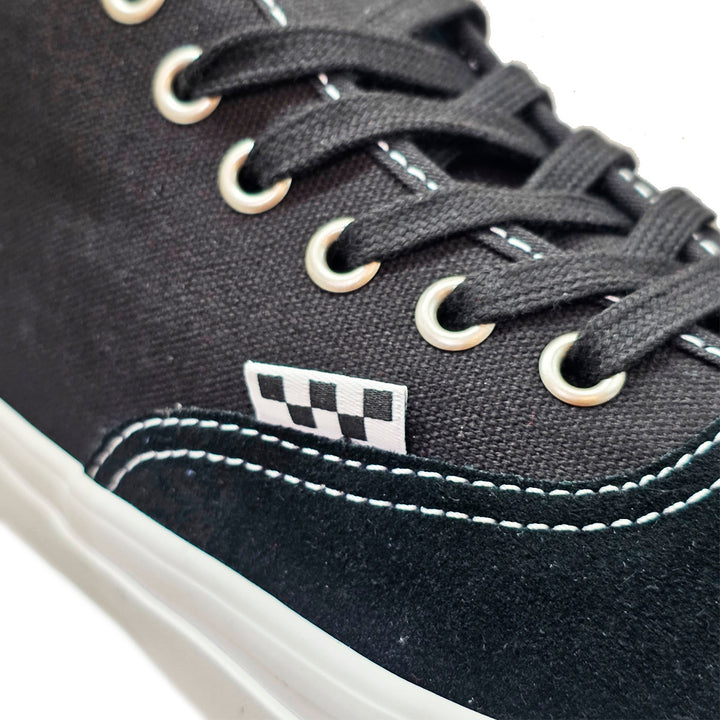 VANS SKATE AUTHNTIC MID スケート オーセンティック ミッド BLACK/WHITE スケートボード スケボー シューズ スケシュー スニーカー 靴 メンズ