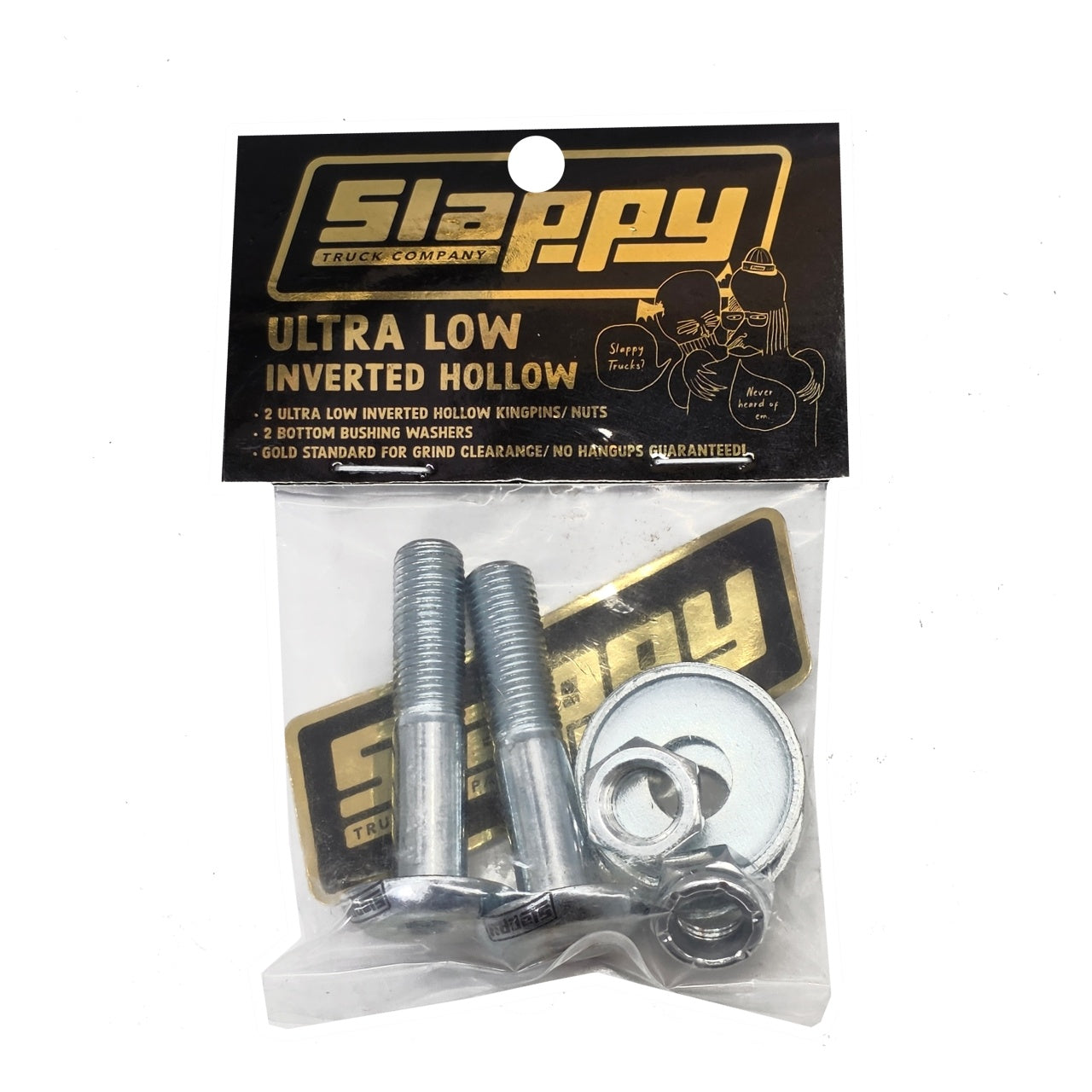 SLAPPY ULTRA LOW INVERTED HOLLOW KINGPIN SET スケートボード