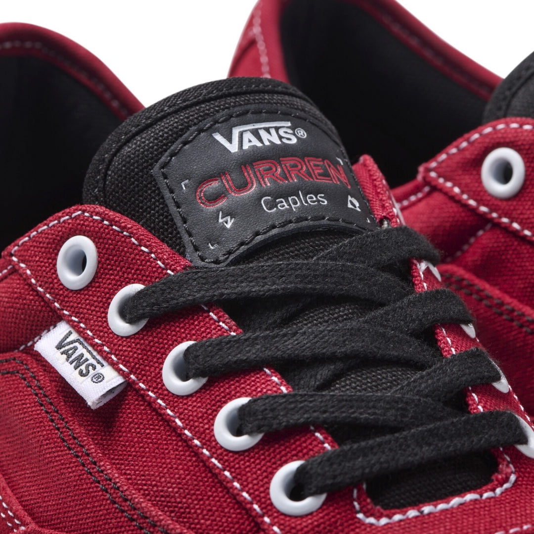 VANS SKATE CURREN CAPLES (カレン・ケープルズ) RED/WHITE