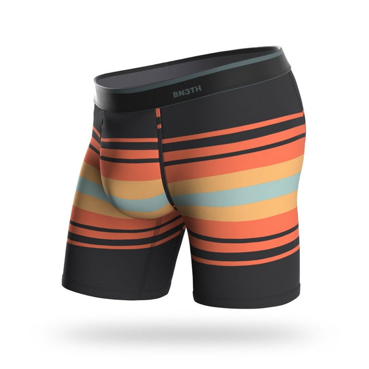 CLASSIC BOXER BRIEF PRINT ( SUNDAY STRIPE BLACK ) U0434-C01S01