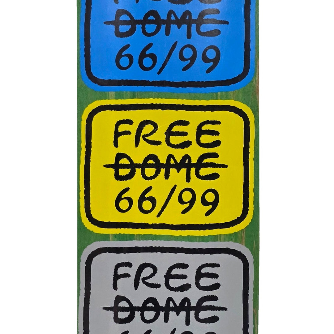 STACKED LOGO GREEN (BLUE/YELLOW/GRAY) TEAM 8.0 スケートボード スケボー デッキ