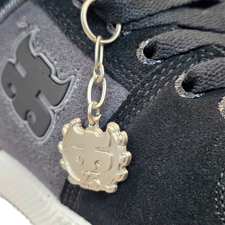 GRASSHOPPER BLACK AND GREY SUEDE