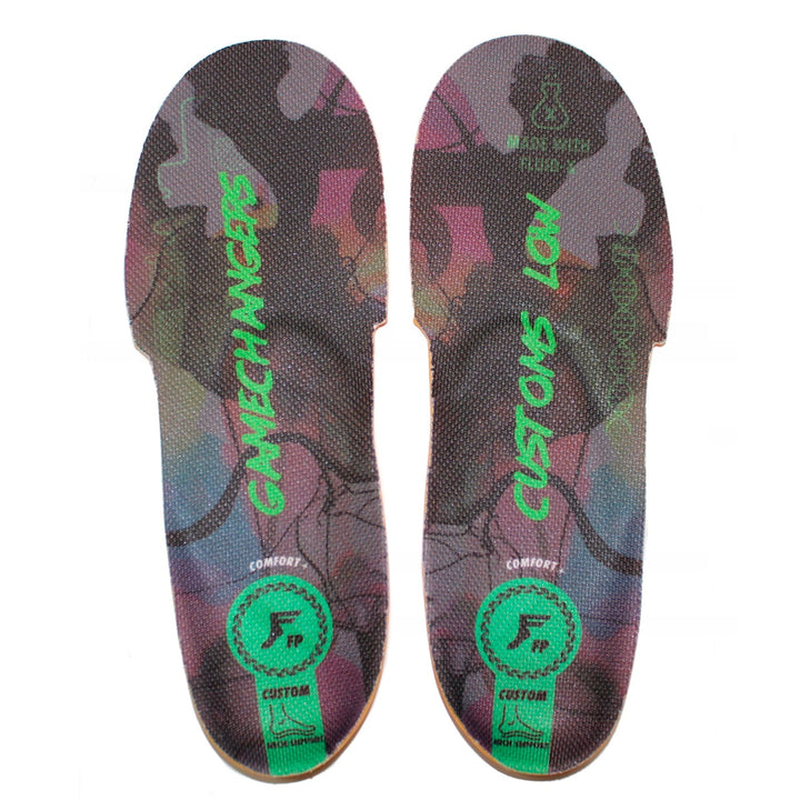 GAMECHANGERS ELITE CUSTOM ORTHOTICS LO BLACK CAMO / GREEN スケートボード スケボー インソール ソール