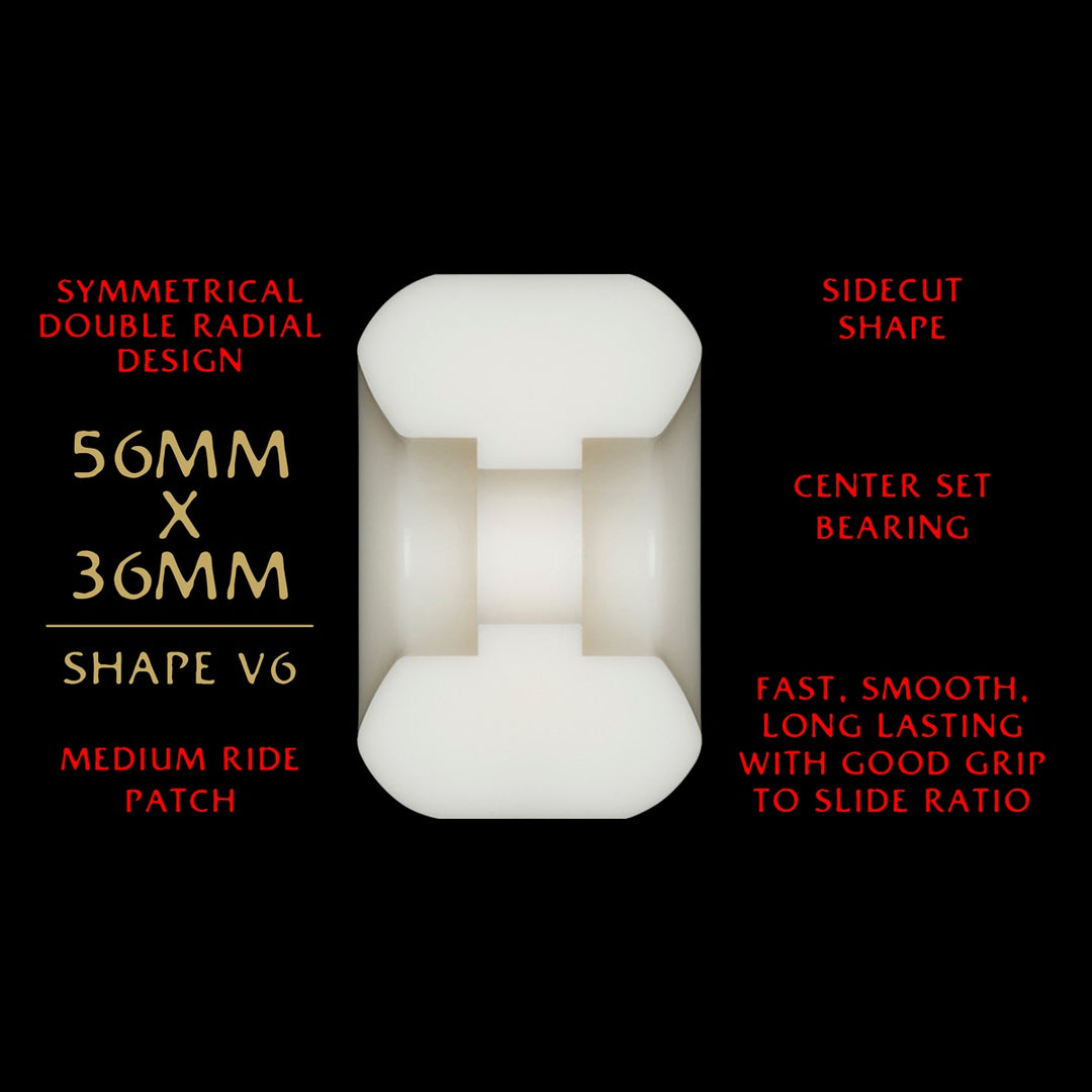 POWELL PERALTA DRAGON FORMULA RED 56mm×36mm 93A スケートボード スケボー ウィール