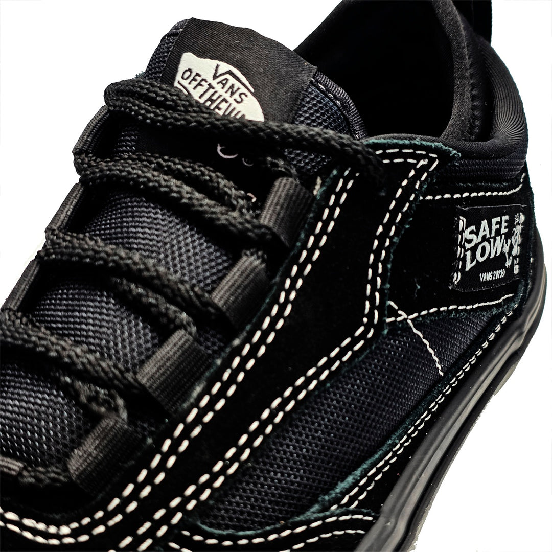 VANS SKATE SAFE LOW BLACK/BLACK スケートボード スケボー シューズ スケシュー スニーカー 靴 メンズ