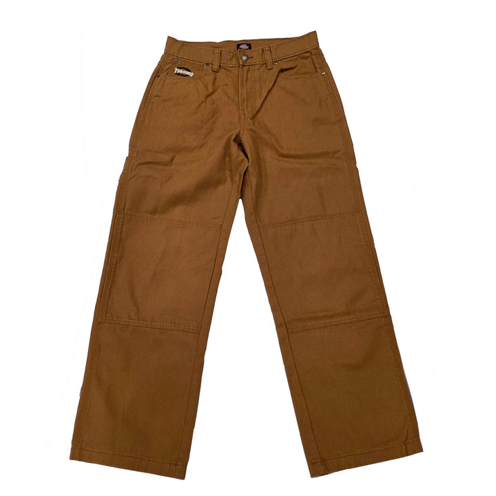 DICKIES x THRASHER Double knee pants BROWN