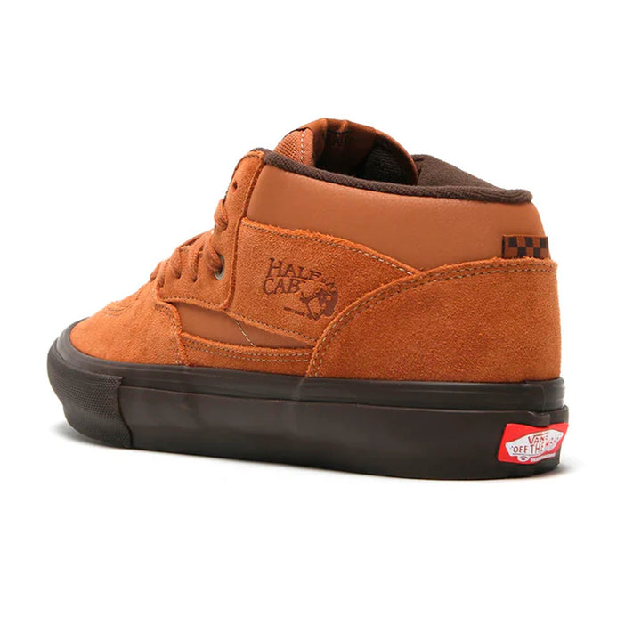 VANS SKATE HALF CAB (ハーフキャブ) GOLDEN-BROWN/GUM スケートボード スケボー シューズ スケシュー スニーカー 靴 メンズ