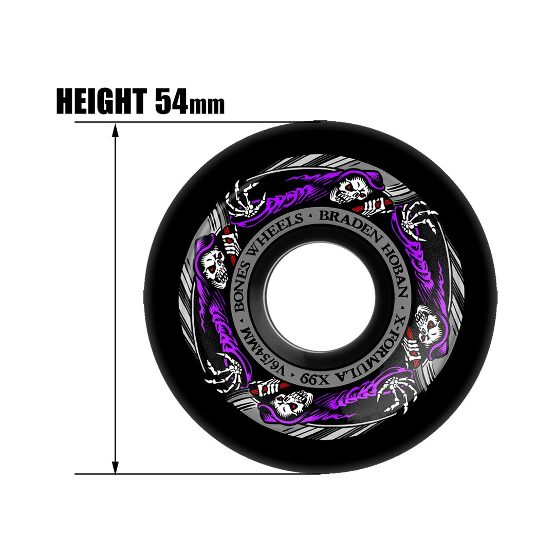 X-FORMULA HOBAN REAPER WIDECUTS V6 54mm 99A スケートボード スケボー ウィール