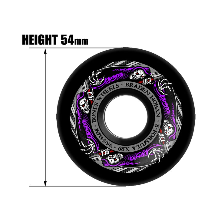 X-FORMULA HOBAN REAPER WIDECUTS V6 54mm 99A スケートボード スケボー ウィール