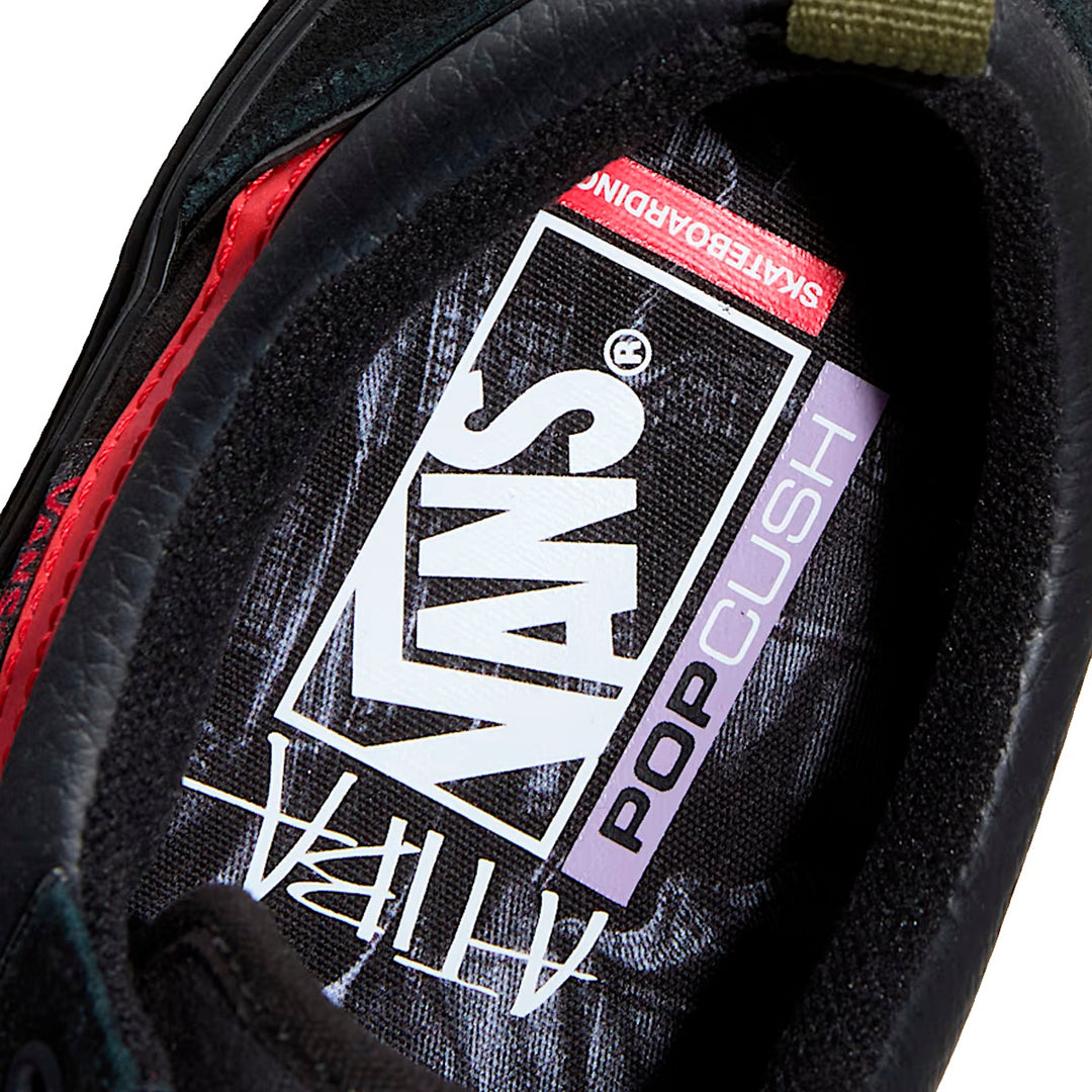 VANS SKATE OLD SKOOL WAFFLECUP Atiba スケート オールドスクール ワッフルカップ BLACK/GREEN