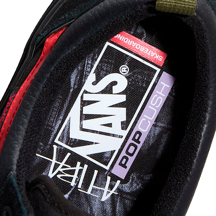 VANS SKATE OLD SKOOL WAFFLECUP Atiba スケート オールドスクール ワッフルカップ BLACK/GREEN