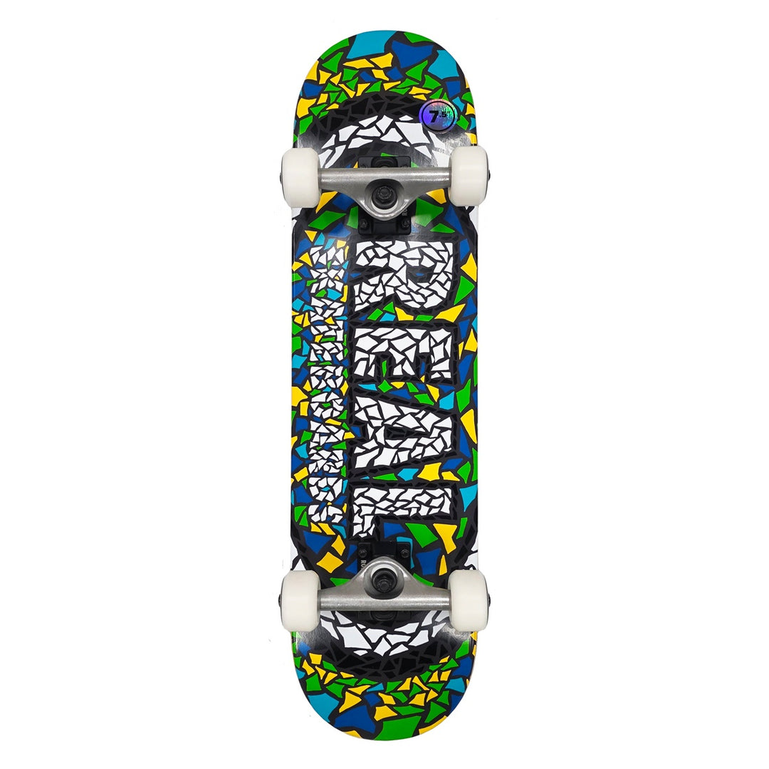 MOSAIC OVAL MELANGE 7.5 キッズサイズ スケートボード スケボー コンプリート 完成組立品 セット