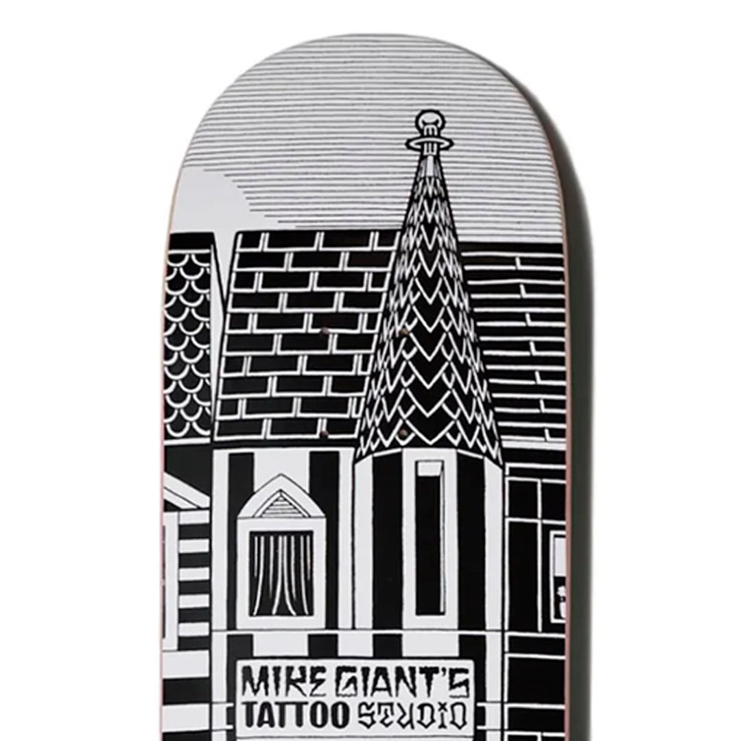 MIKE GIANT X FTC THE BLOCK WHITE 8.5 スケートボード スケボー デッキ