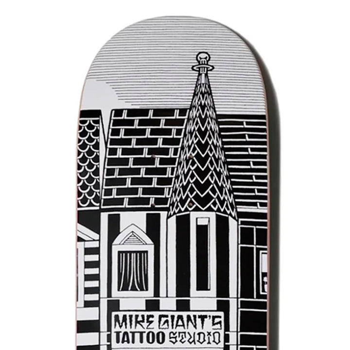 MIKE GIANT X FTC THE BLOCK WHITE 8.5 スケートボード スケボー デッキ