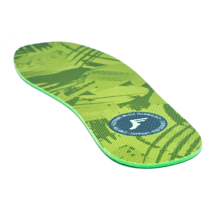 KINGFOAM FLAT INSOLES CUTTING TYPE GREEN CAMO 3mm スケートボード スケボー インソール 中敷き