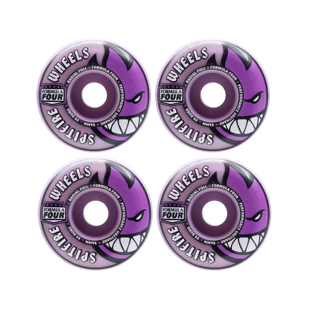 F4 99 RADIAL FULLS LIGHT PURPLE 54mm スケートボード スケボー ウィール