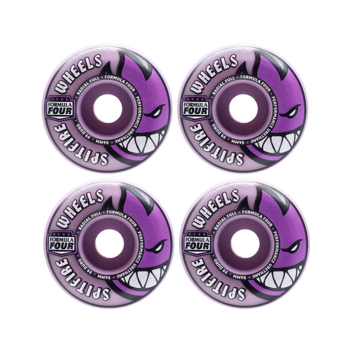 F4 99 RADIAL FULLS LIGHT PURPLE 54mm スケートボード スケボー ウィール