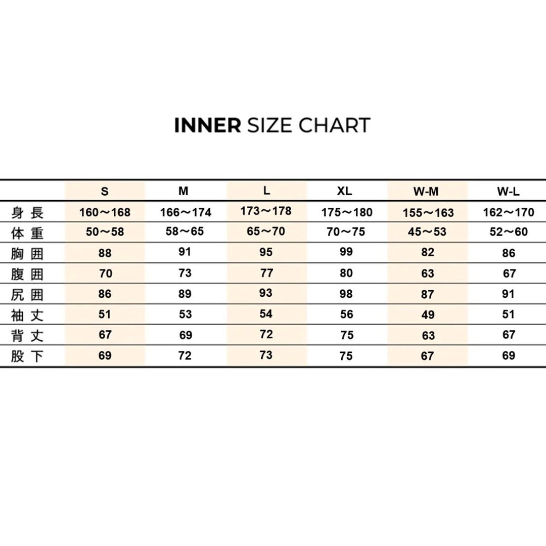 撥水フレイム起毛インナー フルスーツ