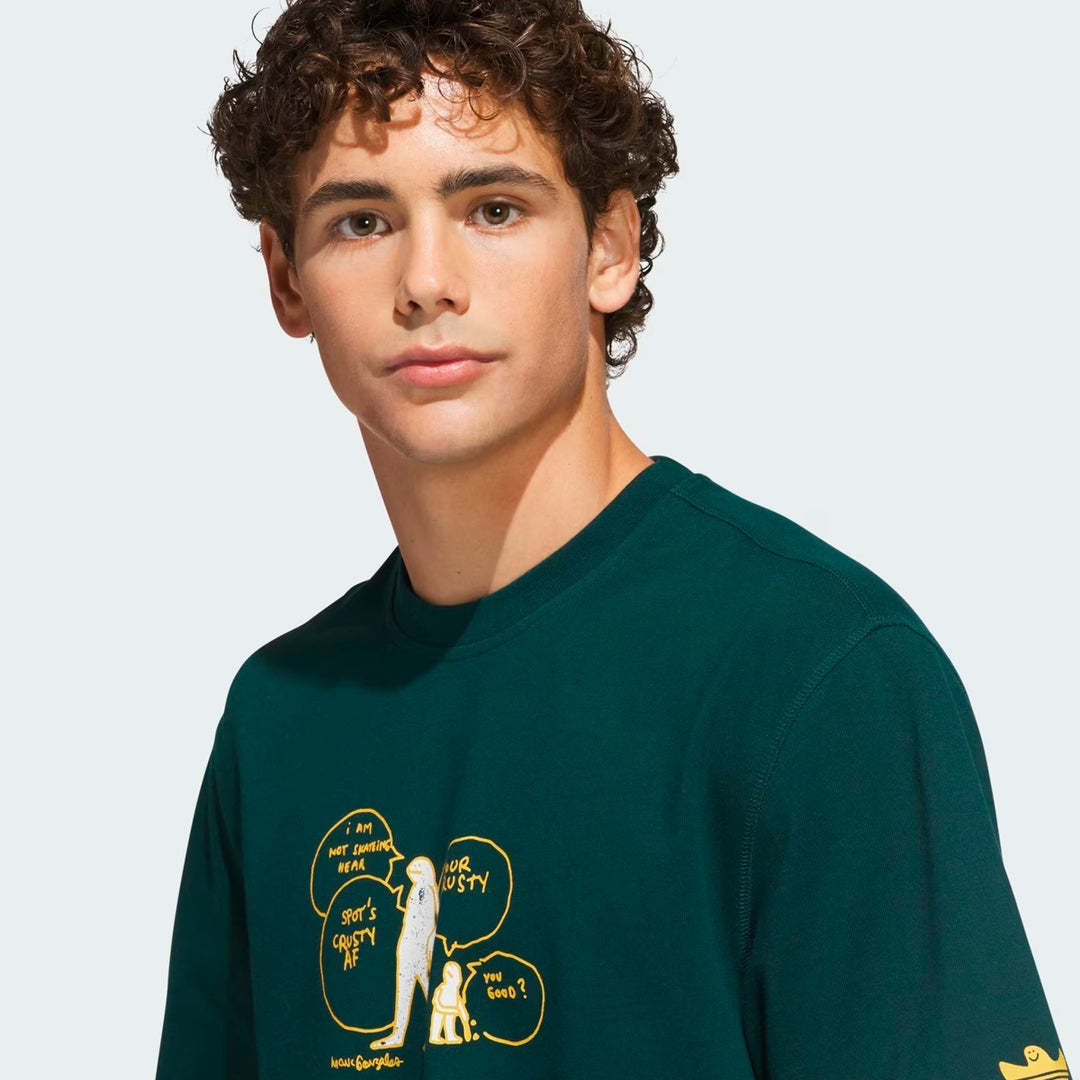 SKATEBOARDING x MARK GONZALES CRUSTY Tシャツ Aurora-Ivy/Black