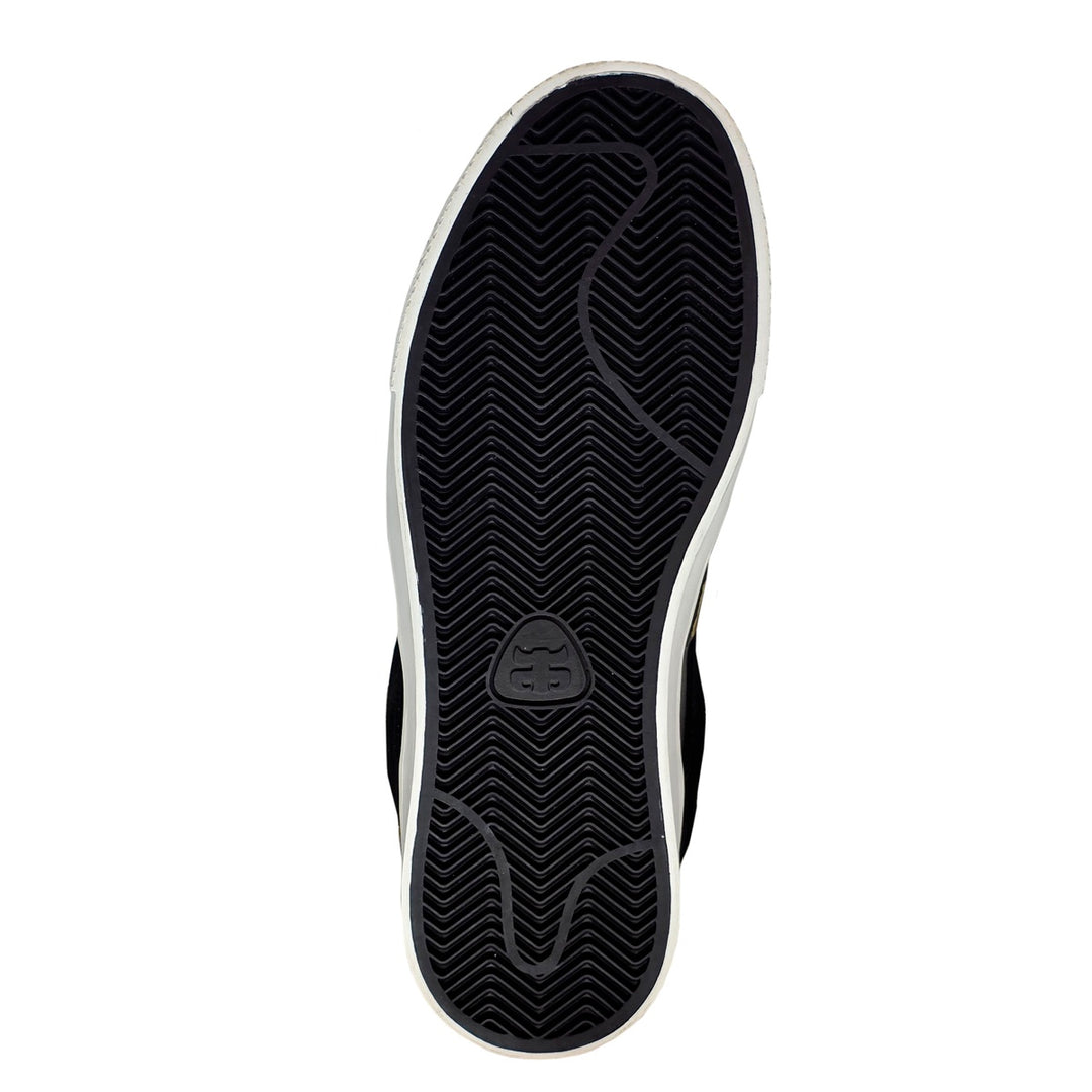 REED LOW BLACK LEATHER SHORT SUEDE