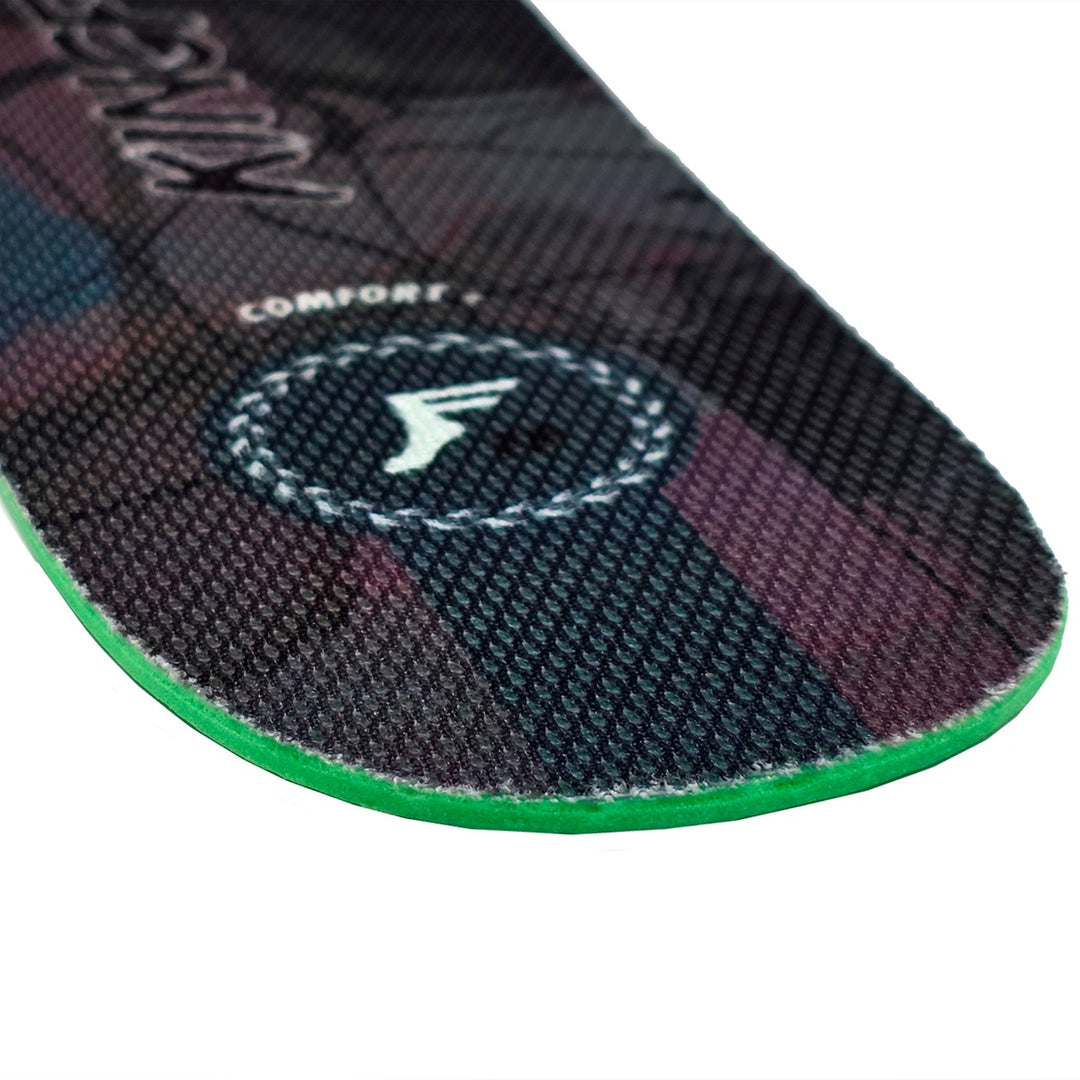 KINGFOAM FLAT INSOLES CUTTING TYPE BLACK CAMO/WHITE 3mm スケートボード スケボー インソール ソール