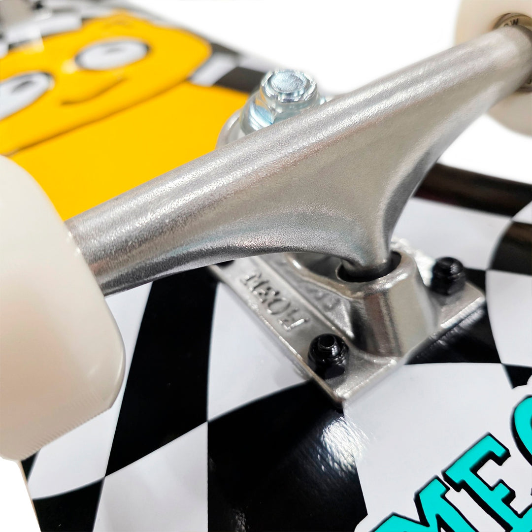 MEOW BIG CAT CHECKER TWIST COMPLETE BLACK / WHITE 7.75