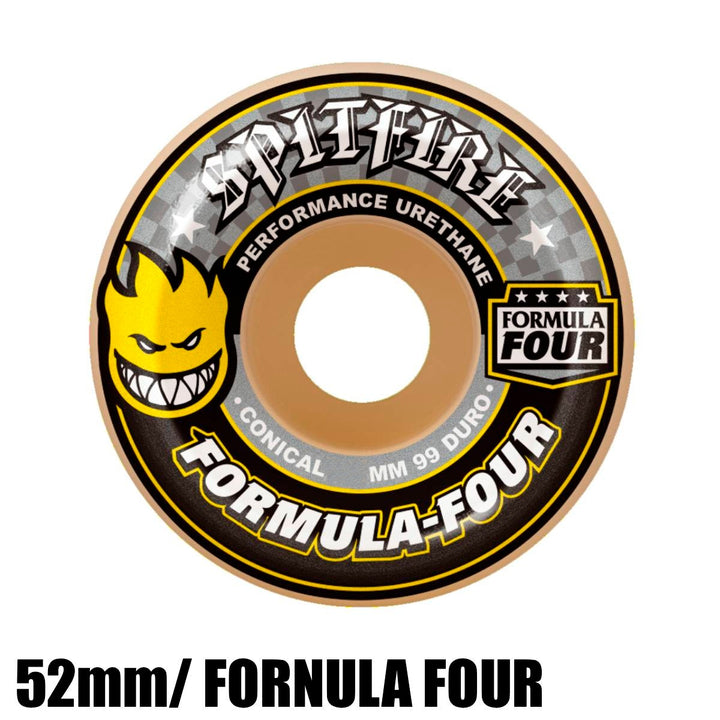 F4 99 DURO CONICAL YELLOW PRINT 52mm