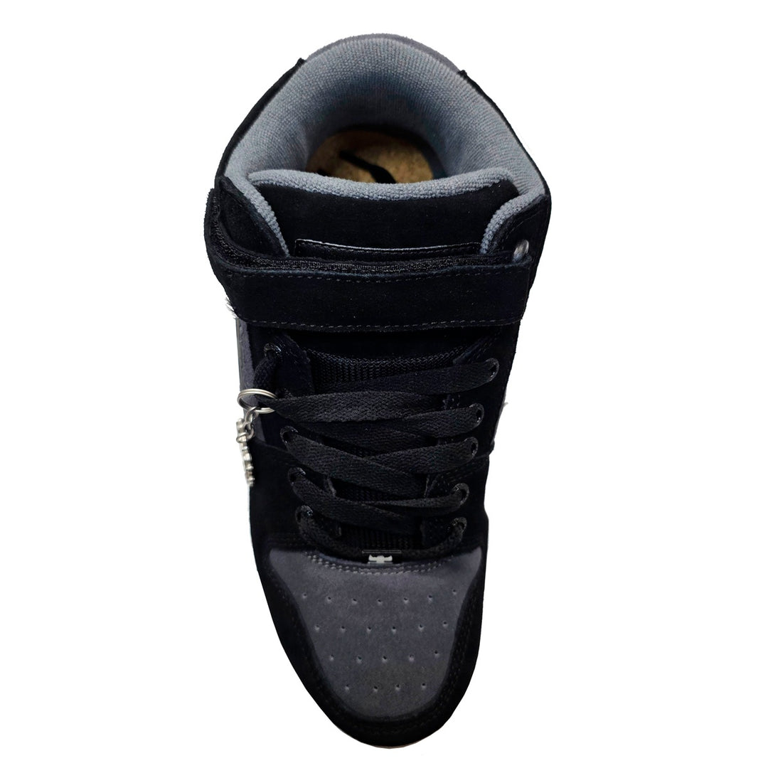 GRASSHOPPER BLACK AND GREY SUEDE