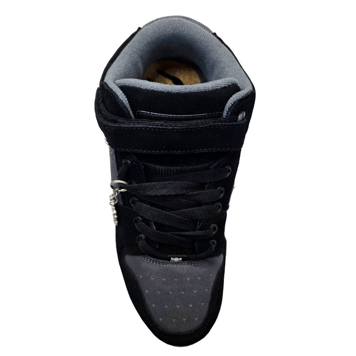 GRASSHOPPER BLACK AND GREY SUEDE