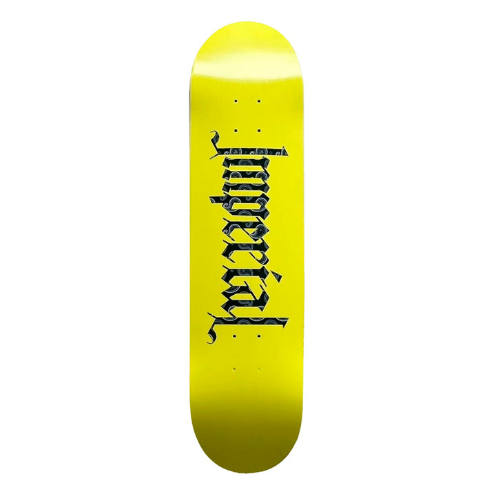 TEAM LOGO PAISLEY YELLOW FLAT 8.0 スケートボード スケボー デッキ