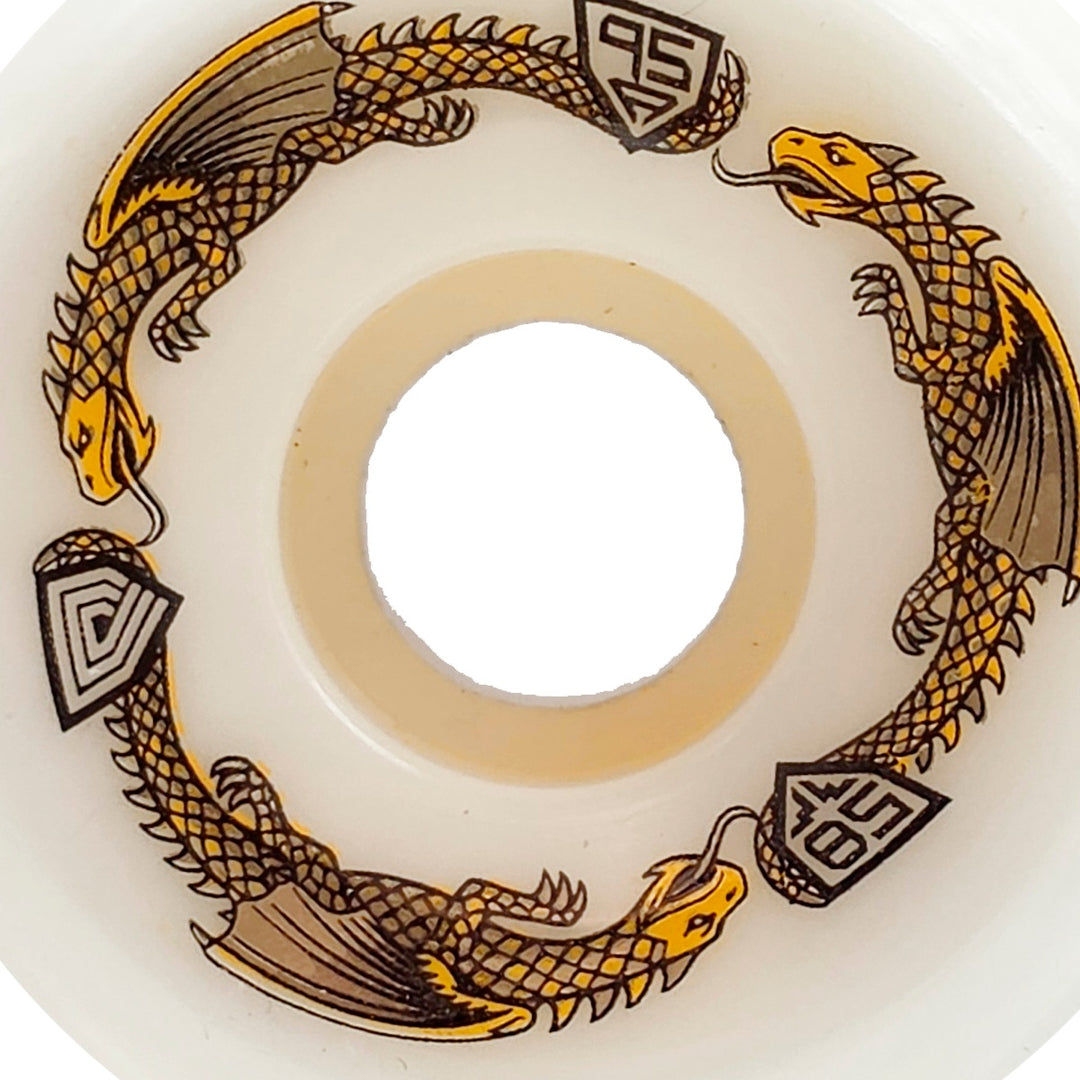 POWELL DRAGON FORMULA YELLOW 58mm×33mm 95A